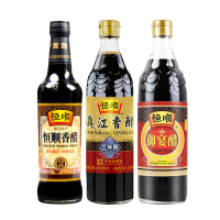 恒顺 三瓶组合装香醋(500ml*1特级供香醋+580ml*1御宴醋+580ml*1香醋(3年))