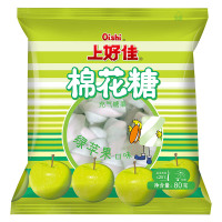 上好佳 棉花糖 80g 绿苹果味