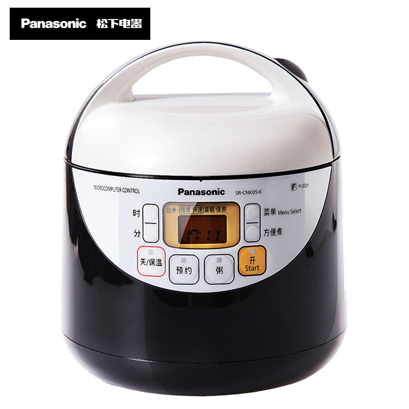 松下(Panasonic)电饭煲 SR-CNK05-K 1.5L/升(对应日标0.54L) 微电脑 迷你型 远红外内胆