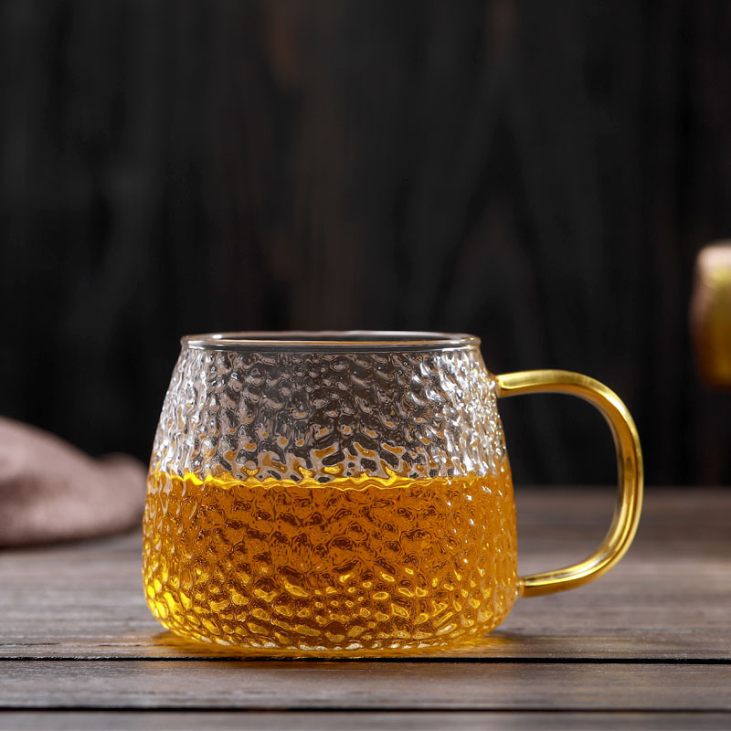 雷福峰锤纹玻璃杯400ml*6/套高清大图