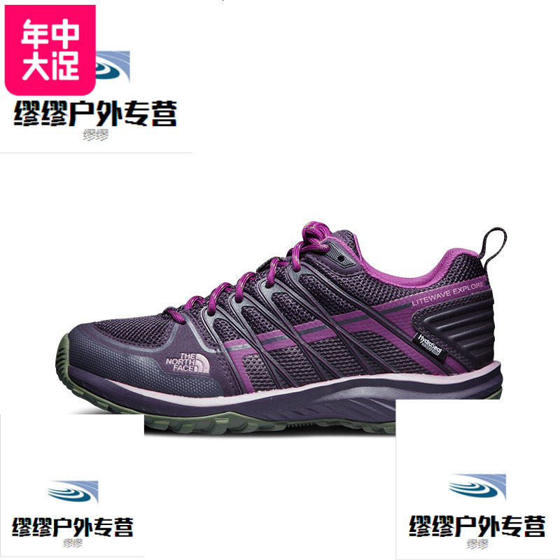 【经典款】TheNorthFace北面春季防水透气女徒步登山鞋|CKN3 39.5 ZQJ/紫色