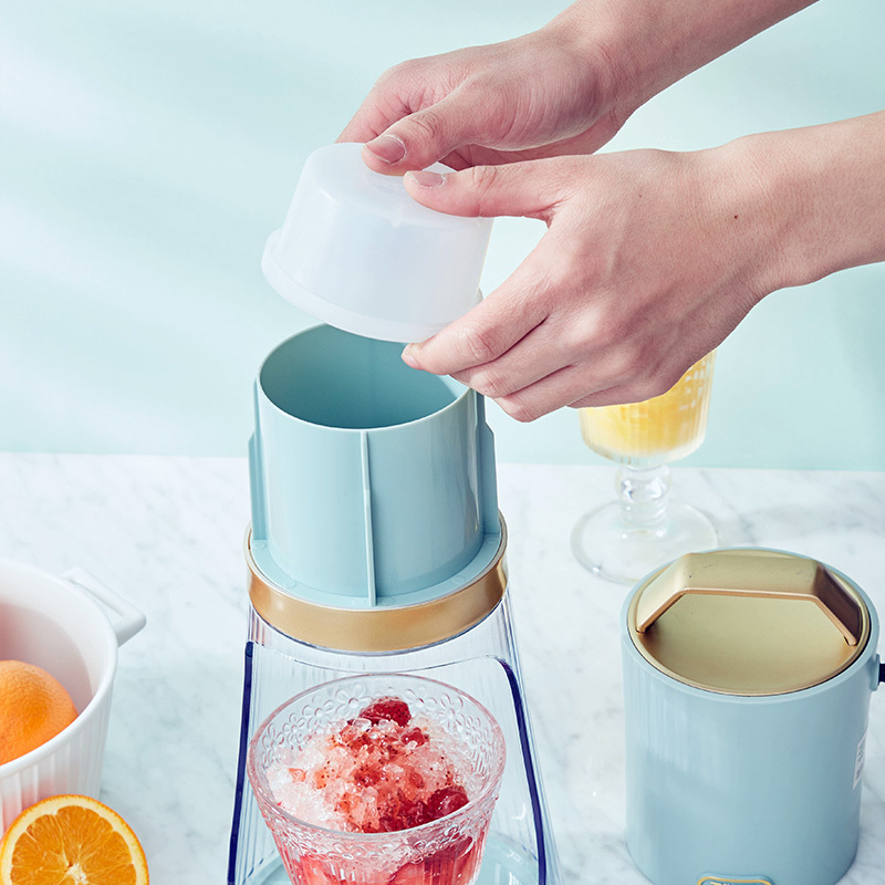 toffy刨冰机日本复古家用小型电动刨冰机绵绵冰沙机碎冰机刨冰机kis2