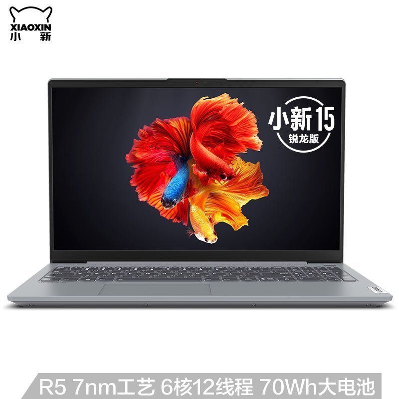 联想(Lenovo)小新15 2020新品 15.6英寸轻薄本便携超薄办公学生笔记本电脑(R5-4600U 16G 512GSSD 高色域)银