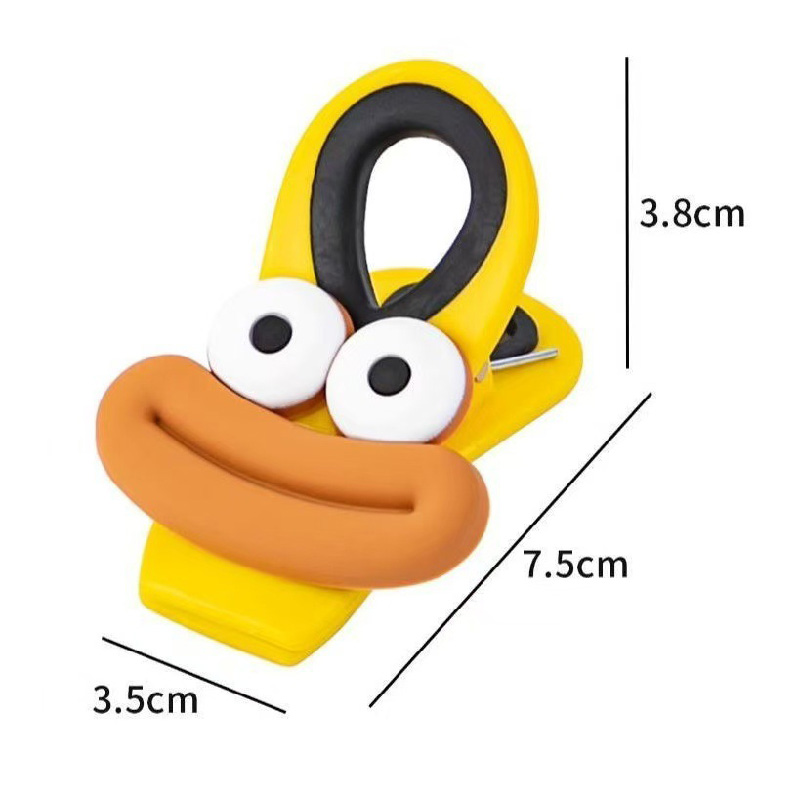 冰箱磁吸零食夹照片夹多功能厨房家用创意塑料食品密封夹封口夹高清大图