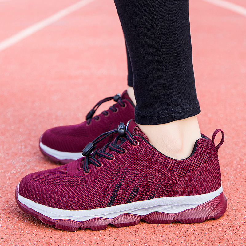 正品知 足力健 身老人女鞋春夏季情侣款中老年健步鞋安全鞋老人鞋妈妈