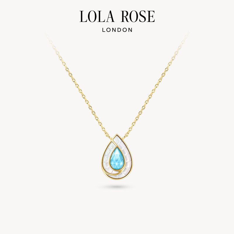 LOLA ROSE 罗拉玫瑰 新款水滴系列小众轻奢项链女