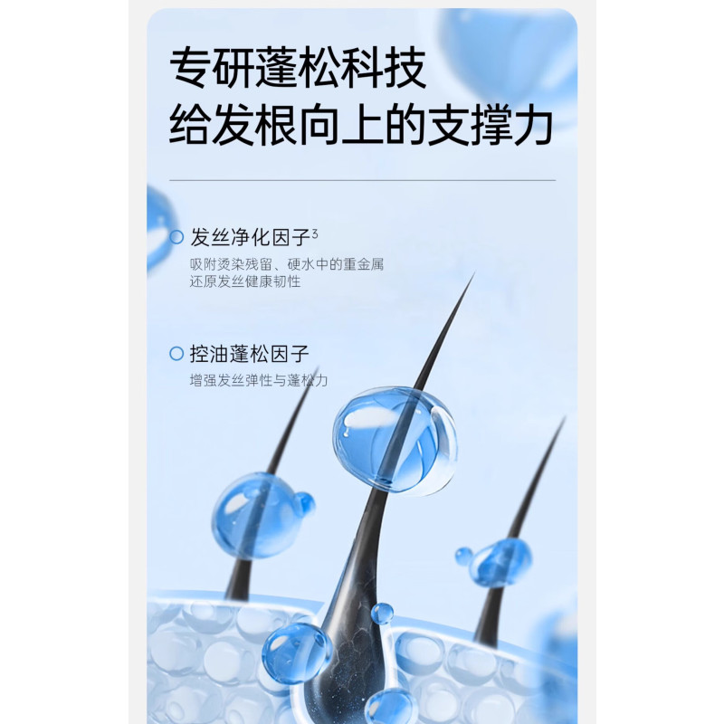 诗裴丝Spes 海盐玻尿酸洗发水 500ml 控油蓬松洗发露男女士