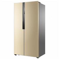 【二手99新】未使用 海尔风冷无霜变频节能净味双温双控电冰箱BCD-532WDPT 浅黄色