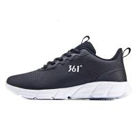 361运动鞋女2018新款正品秋季361度革面防滑跑步鞋轻便