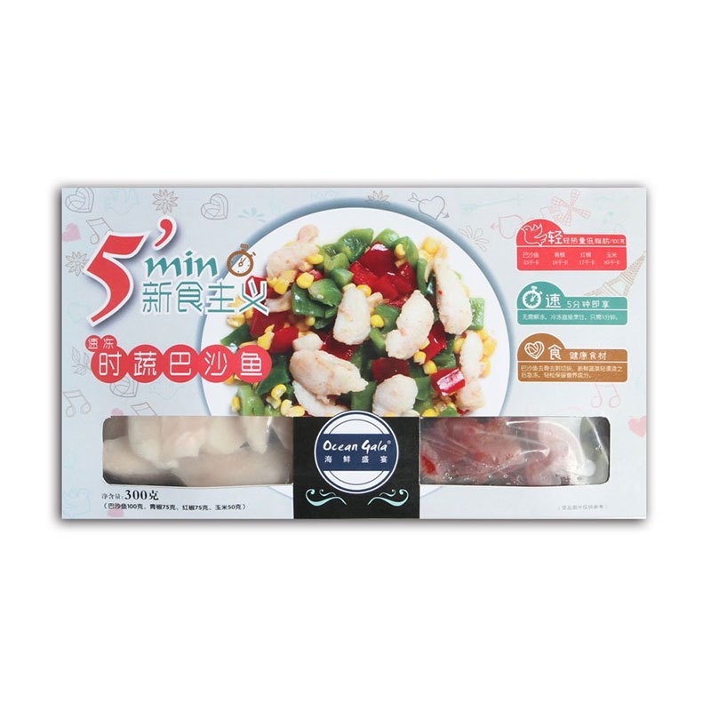 Ocean Gala海鲜盛宴 5’min新食主义（时蔬巴沙鱼）300g/盒