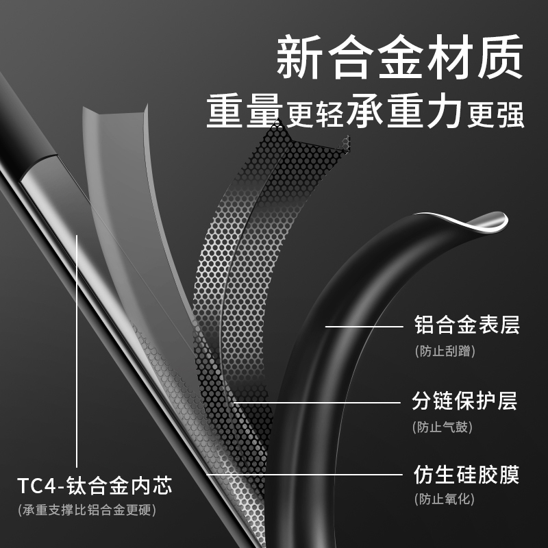 好意诗D28单反支架标准版1.4米[轻薄钛合金]单机位+收纳袋