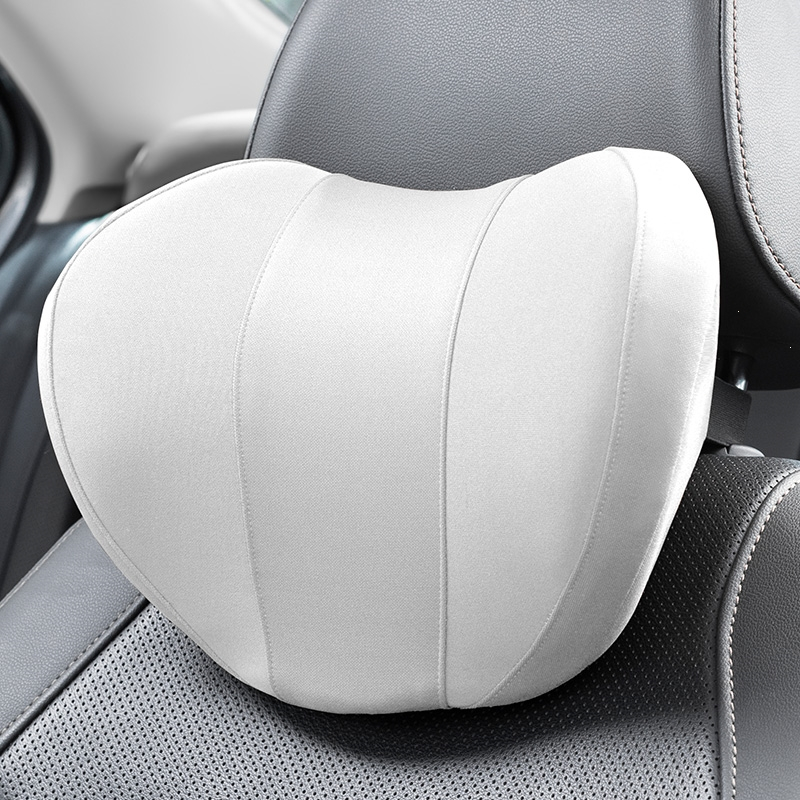 记忆棉头枕汽车用座椅护颈枕颈椎靠枕闪电客车载创意枕头一对车内用品