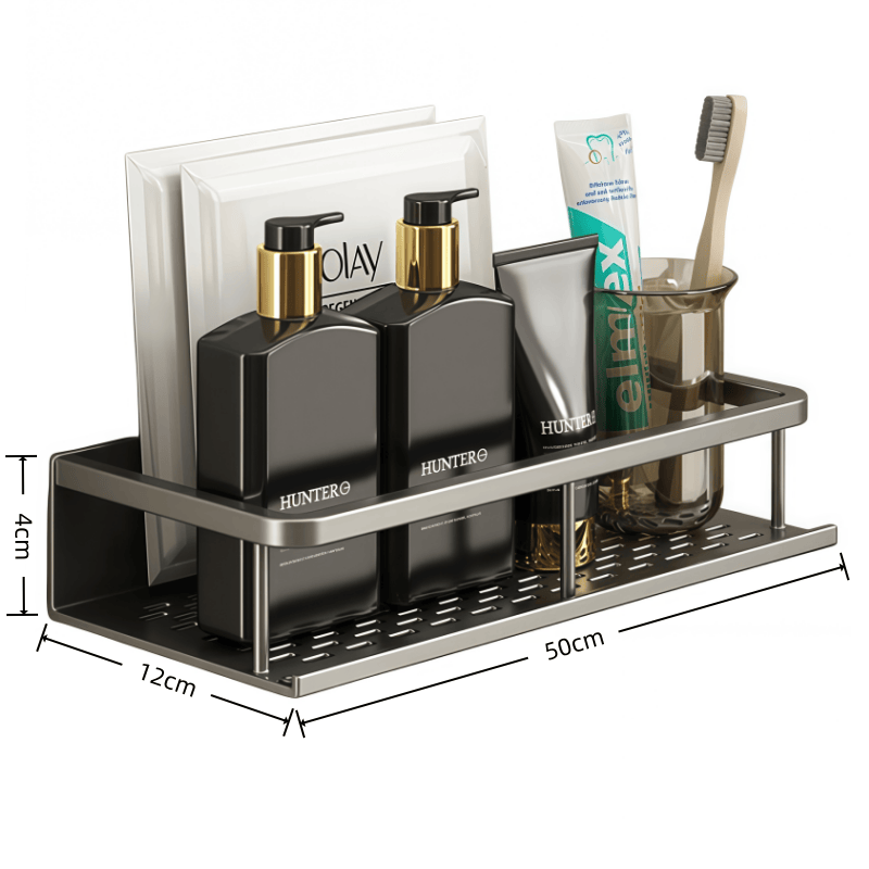 鑫木樽浴室置物架50*12*4cm个高清大图