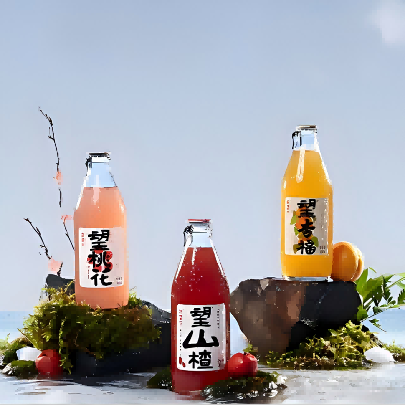 好望水气泡果汁饮料300ml*6 山楂*2+桃花*2+杏福*2 300ml