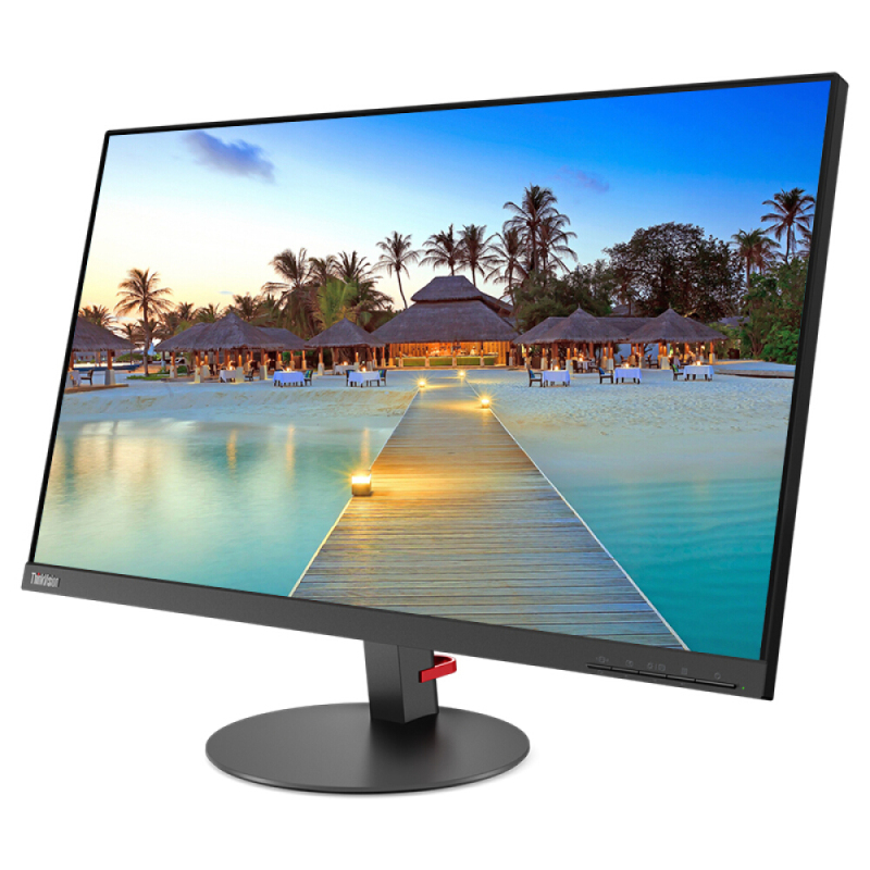 联想ThinkVision S27i 27英寸窄边框低蓝光不闪屏IPS屏液晶显示器