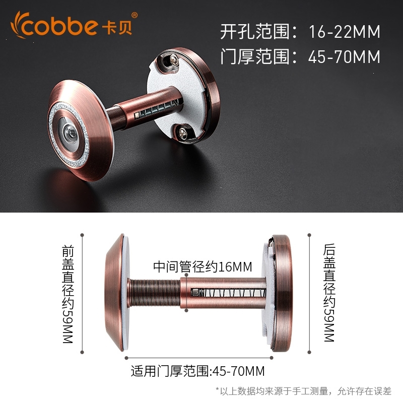 类别:门镜/猫眼 型号:sdfer69 颜色:图片色 门镜材质:玻璃 门镜镜片