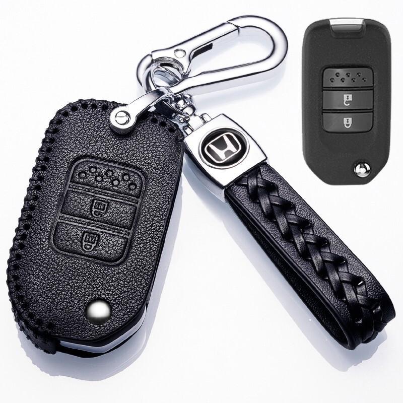tyui2020款广汽本田皓影钥匙包套专用真皮汽车钥匙扣两驱四驱男女士