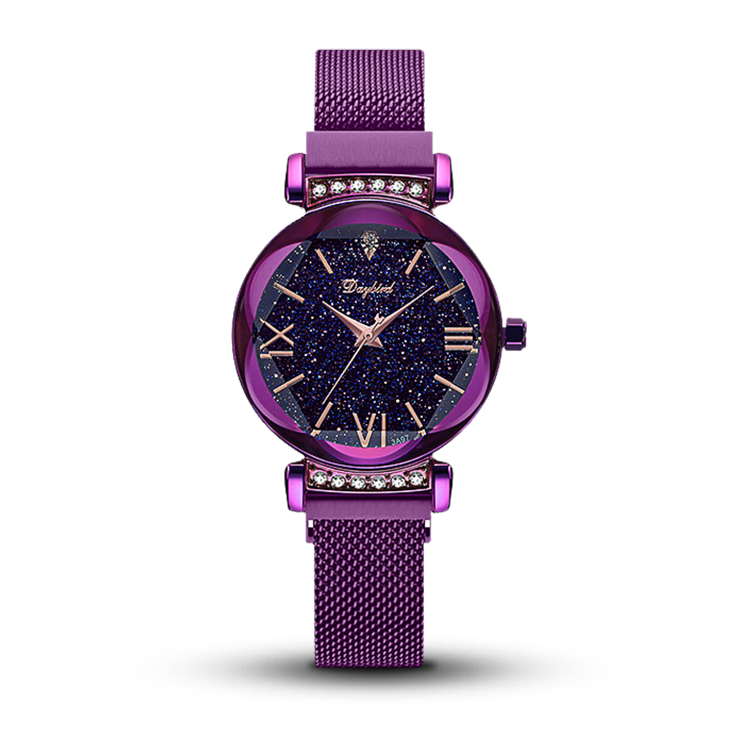 daybird手表女满天星英国时尚防水石英女士手表正品星空盘视频