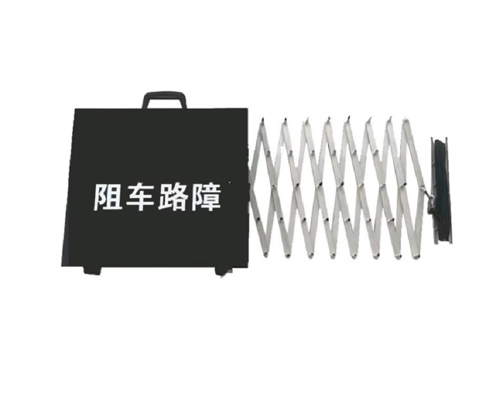 麦盾 手动阻车路障8米路障便携式阻车器不锈钢免埋式手动自动式路障高清大图