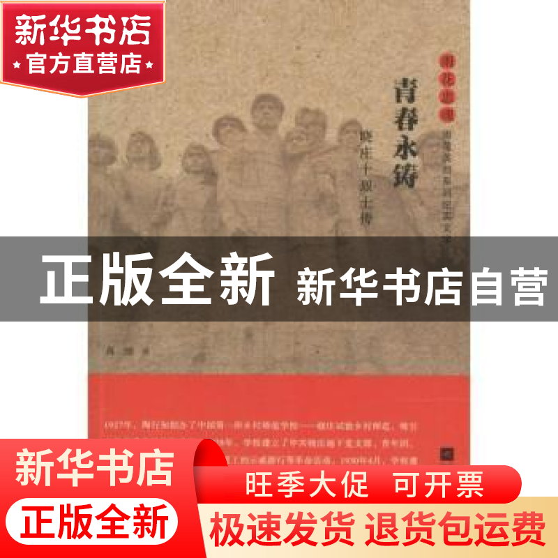 正版 青春永铸:晓庄十烈士传 蒋琏 江苏凤凰文艺出版社 978753999