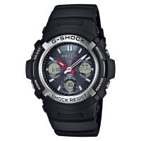卡西欧(CASIO)光动能电波男士手表多功能防水耐磁金属商务休闲石英腕表