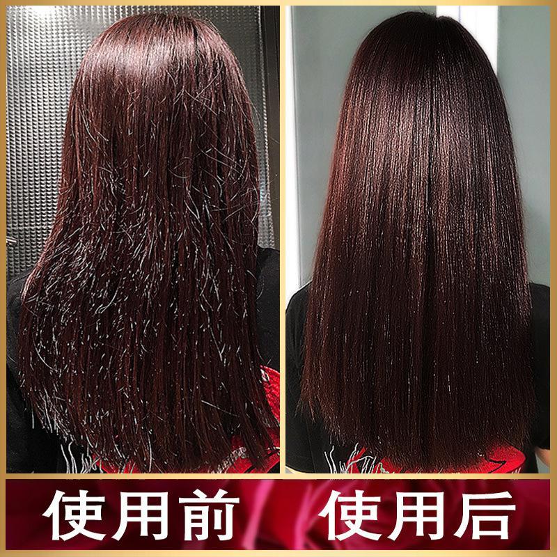 [800套装]去屑洗发水+护发素送300洗护套 发膜倒膜护发水疗素干枯补水顺滑烫染受损新款800毫升头发香