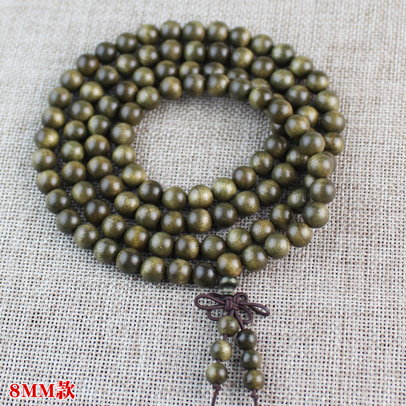 金丝楠木手串108颗佛珠手链文玩饰品实木珠老料男女念珠厂家货源送女朋友老婆情人节七夕生日礼物