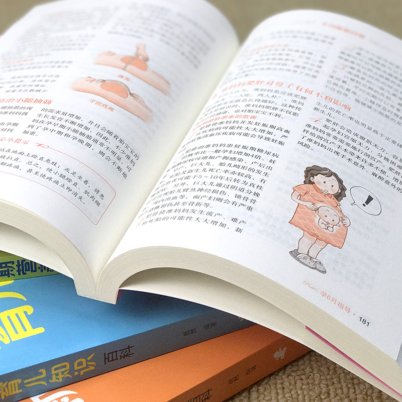 [醉染正版]X4册孕妇书籍大全十月怀胎全套知识怀孕期胎教故事书食谱营养三餐孕期菜谱 新生儿护理宝宝辅食孕妈妈每日备孕调理高清大图