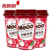 香飘飘meco轻奶茶组合300ml*12杯白桃乌龙太妃奶茶早餐下午茶即饮奶茶免冲泡