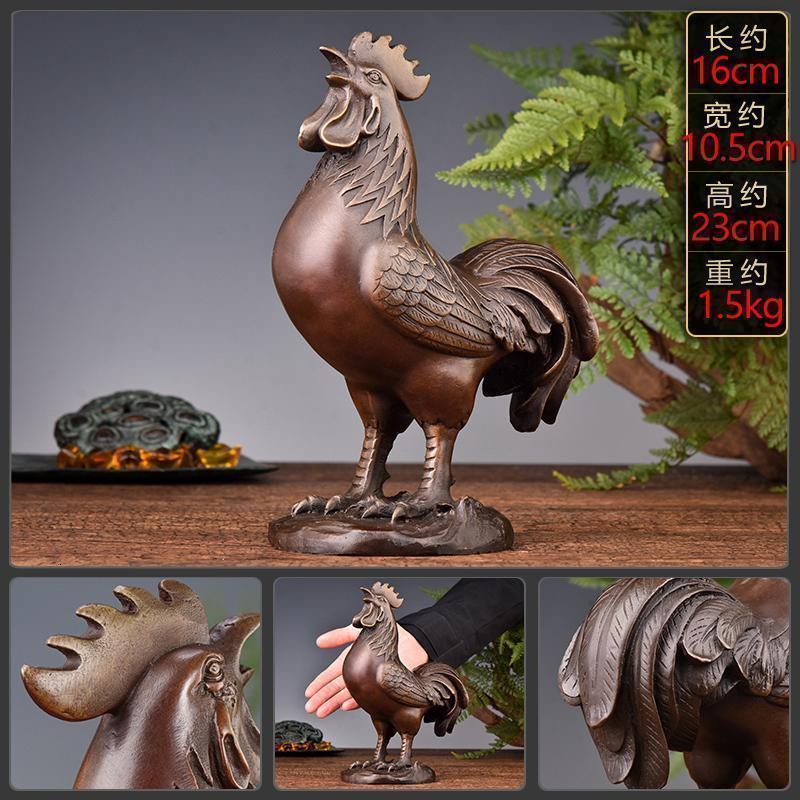 美帮汇金鸡摆件 公鸡摆设金鸡工艺品铜公鸡摆件铜大公鸡报晓高清大图