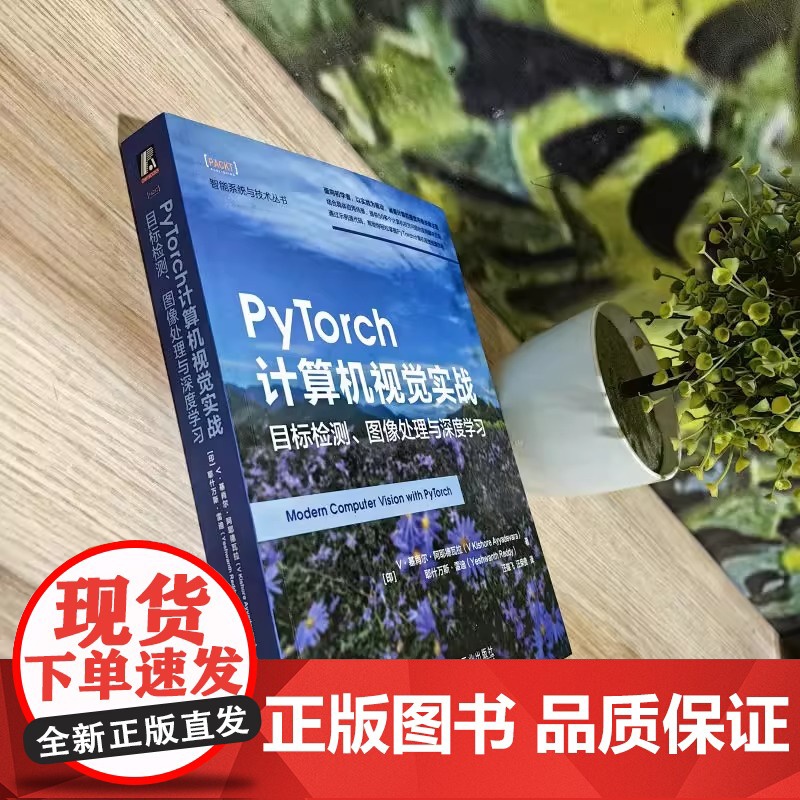 PyTorch计算机视觉实战 目标检测 图像处理与深度学习 人工智能书 神经网络 数据缩放 反向传播 强化学习 机械工业高清大图