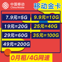 中国移动流量卡4g全国纯流量卡全国不限量无线上网卡不限流量0月租全国无限流量上网卡大王卡全国通用不限速手机卡电话卡靓号卡