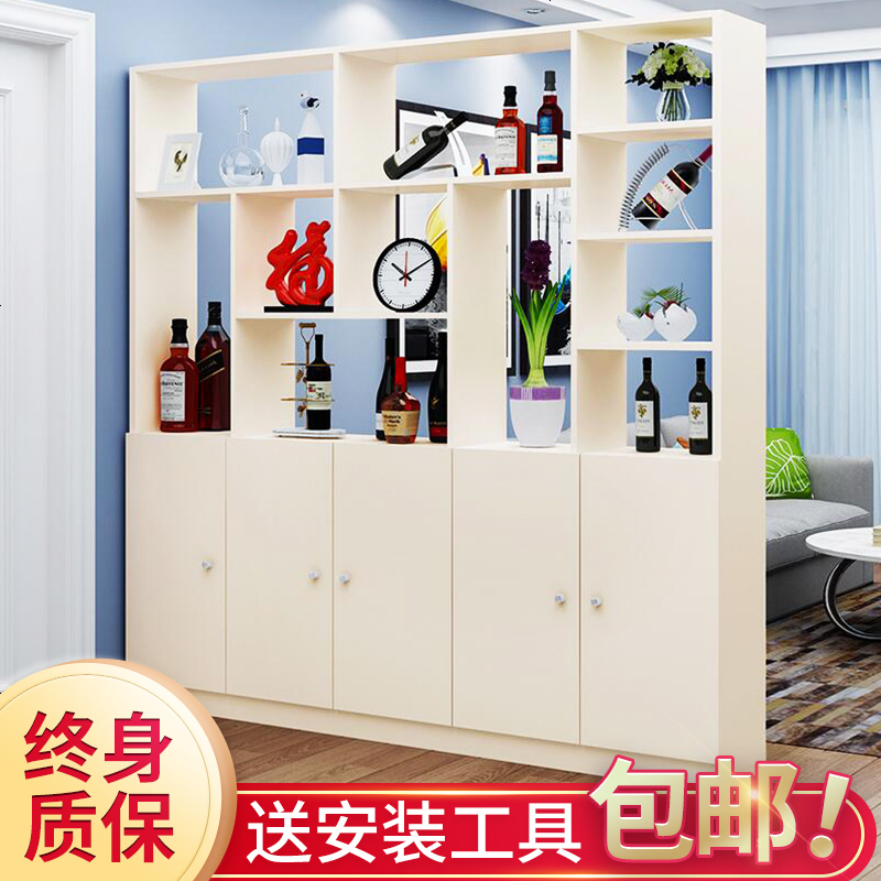 入户玄关柜现代简约屏风隔断柜客厅双面酒柜厅柜家用鞋柜间厅柜
