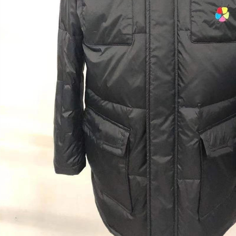 定制男款黑色羽绒服