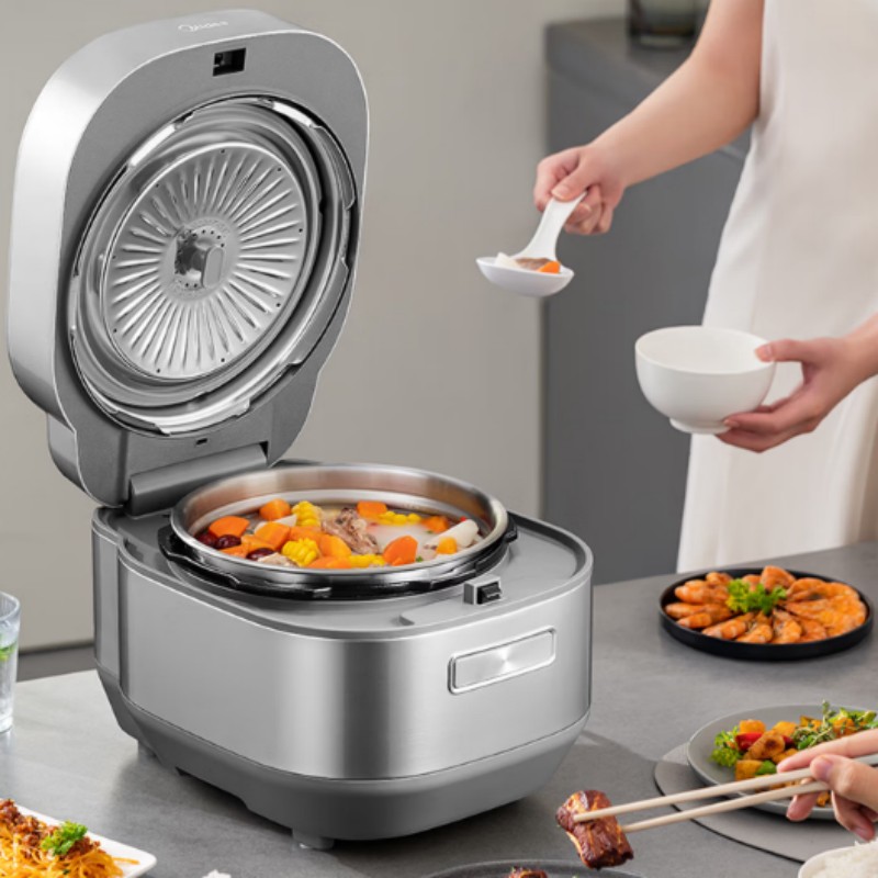 美的(Midea)电压力锅大火立体加热YLS5177K高清大图