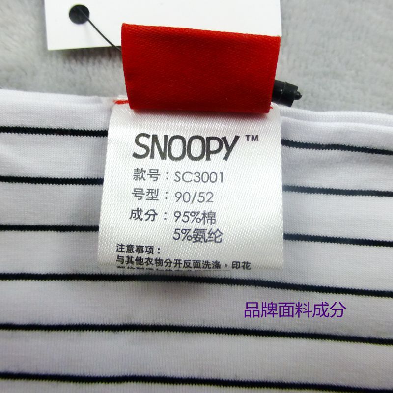 史努比(SNOOPY)童装男童深蓝色短袖t恤纯棉中小童半袖休闲上衣儿童条纹体恤薄款宝宝夏装潮90-140cm