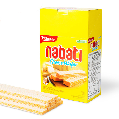 Nabati 丽芝士(Richeese) 进口饼干 纳宝帝奶酪味威化饼干200g 休闲零食 印尼进口