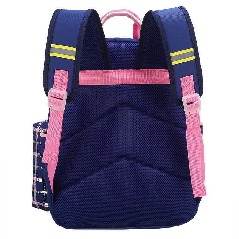 logo儿童书包小学生schoolbag学院风pu皮耐磨英伦风女印字