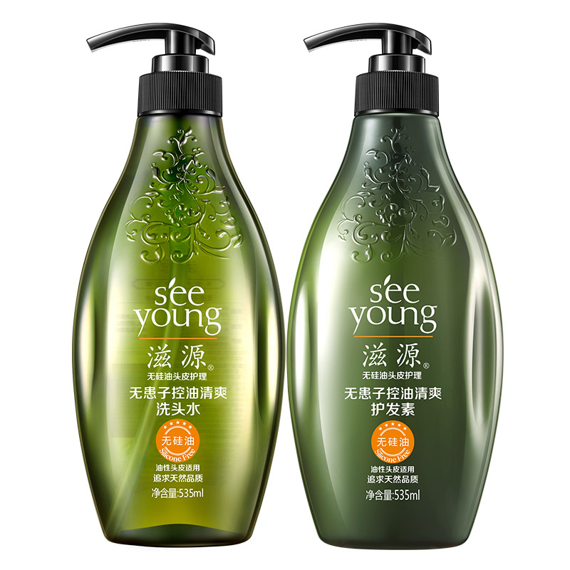 滋源无患子535ml套组(洗发水535ml+护发素535ml)