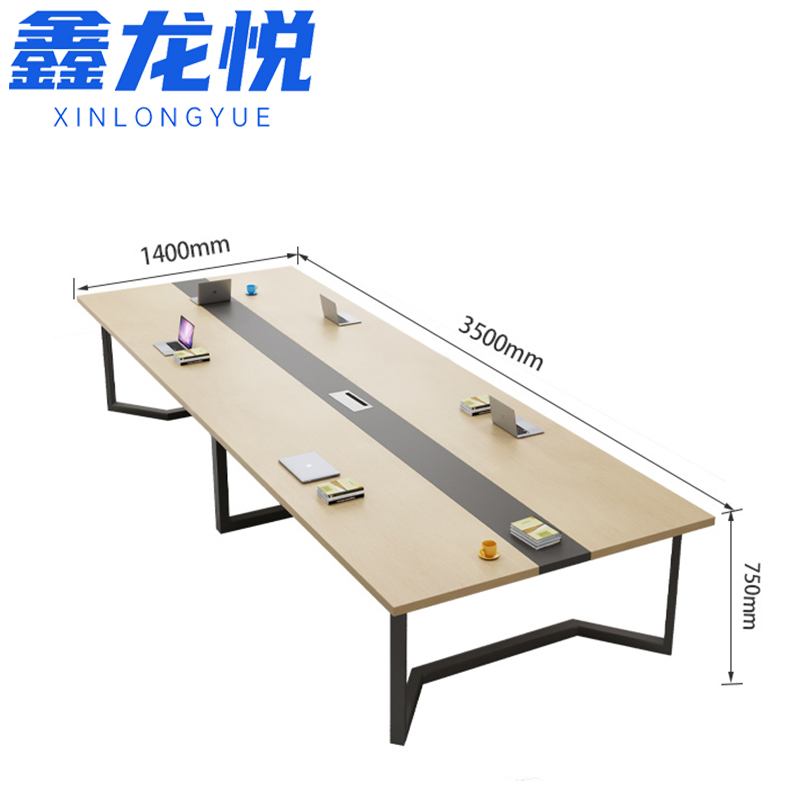 鑫龙悦长条桌3.5米张高清大图