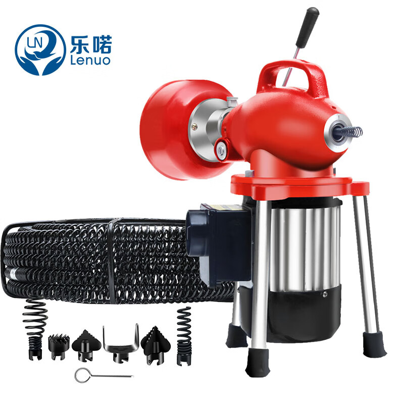 乐喏 电动管道疏通机器80专业型1500W 18.5米高清大图
