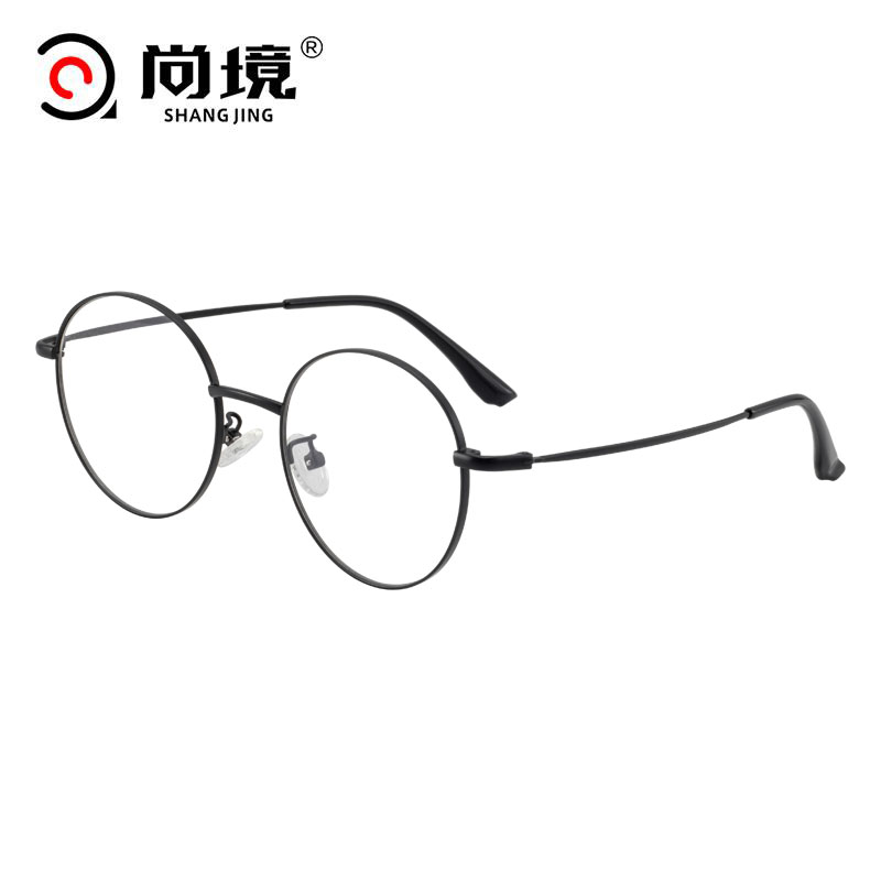【顺丰】尚境时尚潮流经典圆框文艺镜架男女式通款可配防蓝光超轻近视镜镜框高清大图