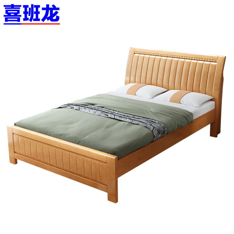 喜班龙 床 1米+床头柜 套高清大图