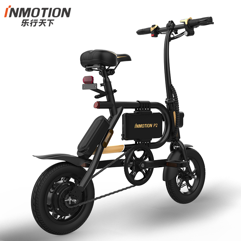 [新国标][华为生态款]乐行天下(INMOTION)电动自行车P2豪华版折叠便携电动车迷你亲子电瓶车小型成人代步车