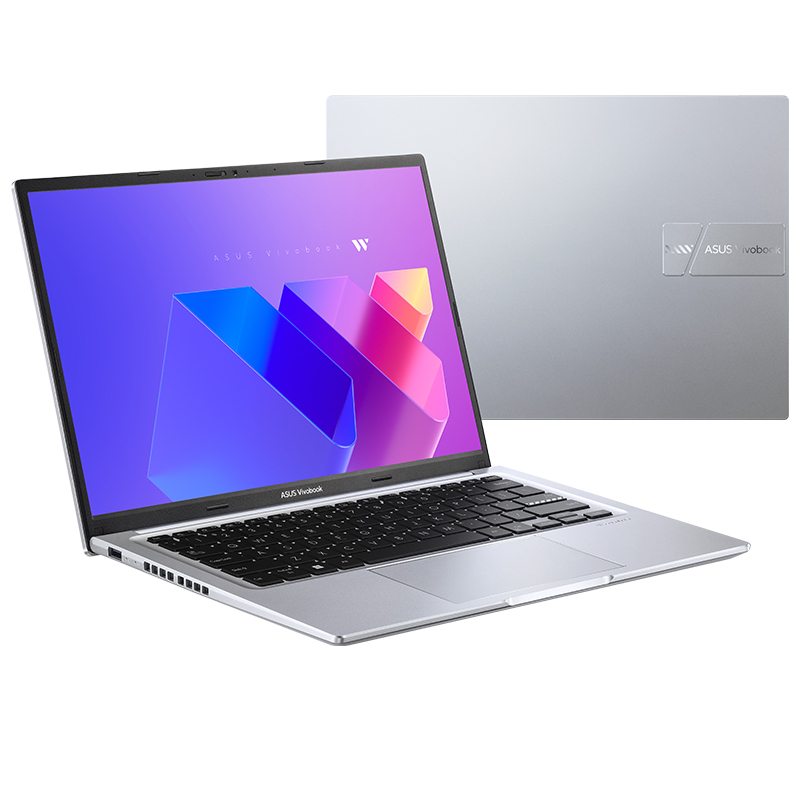 华硕(ASUS)无畏14 14英寸轻薄便携商务办公学生高性能笔记本电脑 (I5-13500H 16G内存 512G固态 集成显卡 高清屏)银色高清大图