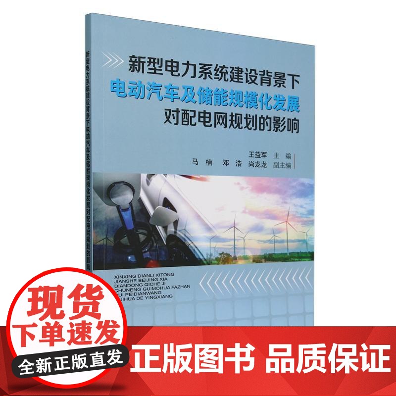 书书】新型电力系统建设背景下电动汽车及储能规模化发展对配电网规划的影响9787561874974天津大学出版社书籍