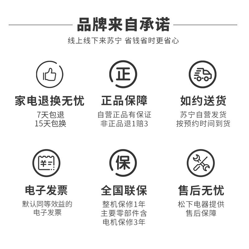 松下(Panasonic)XQG90-E9028 9公斤 大容量变频 六项智控高效洁净 双重除菌 滚筒洗衣机(银色)