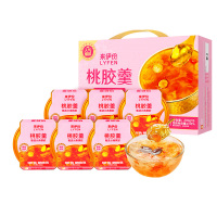 来伊份桃胶羮礼盒1200g(6盒装)银耳枸杞养生食品休闲零食送礼团购