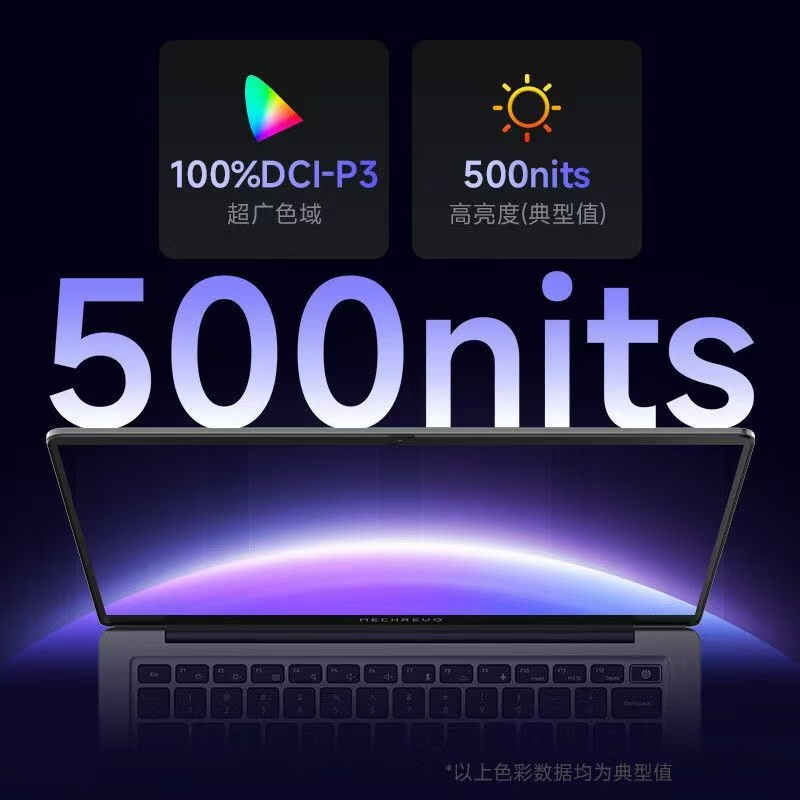 [政府补贴]机械革命(MECHREVO)机械革命 星耀14创意设计笔记本 1KG超轻 R7 H255 2.8K 32G+1T 轻薄商务办公笔记本电脑高清大图