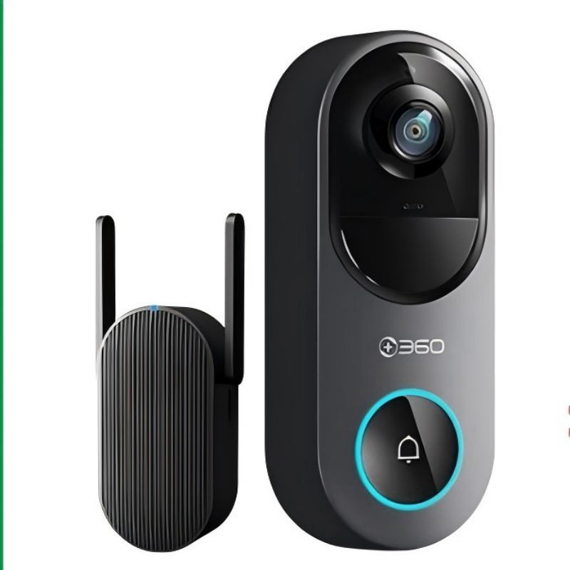 360可视门铃6Pro 超清画质智能门铃电子猫眼摄像头无线wifi手机远程查看对讲 门铃6（哨兵版）